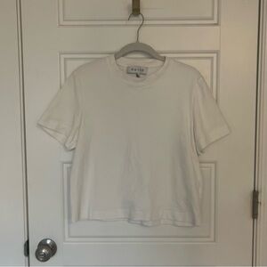 NU-IN White Short Sleeve T-Shirt | L